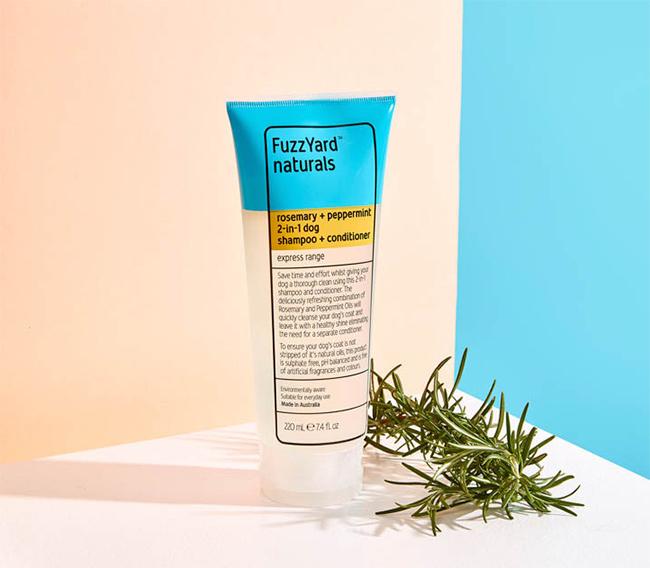 Fuzzyard 2 en 1 rosemary peppermint